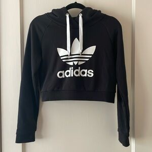 Adidas Cropped Hoodie Size XS